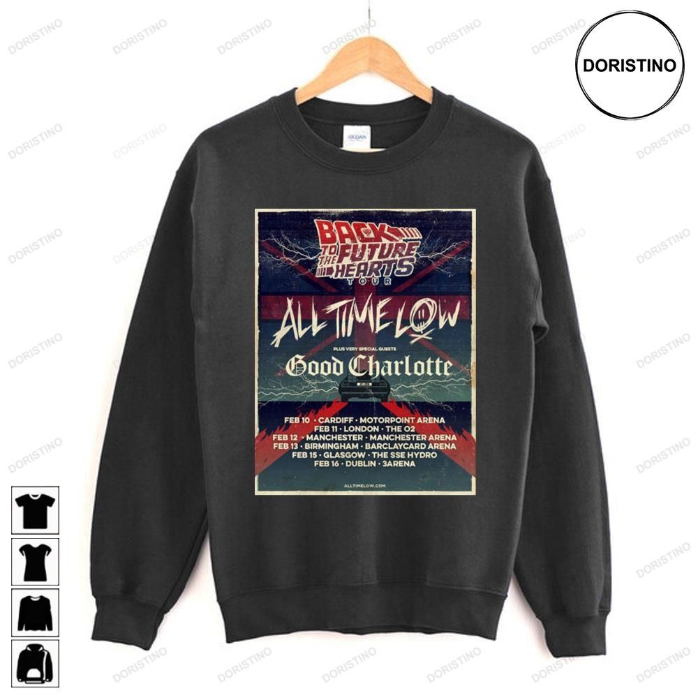 Back To The Future Hearts All Time Low Awesome Shirts